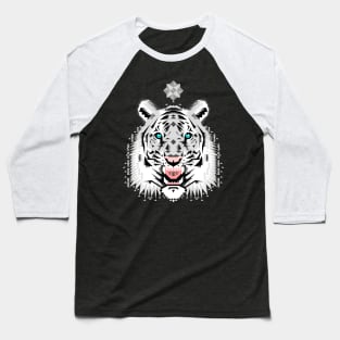 Snow Tiger Baseball T-Shirt